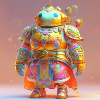 Lithographocrypt style, Midjourney V6.1: concept art character design of retropunk steam knight