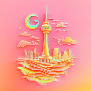 Lithographocrypt style, Midjourney V6.1: bold minimalist logo design for Istanbul city municipal services