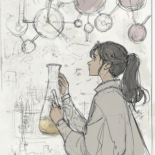 Biolumencity style, Midjourney V6.1: editorial illustration for popular scientific magazine cover