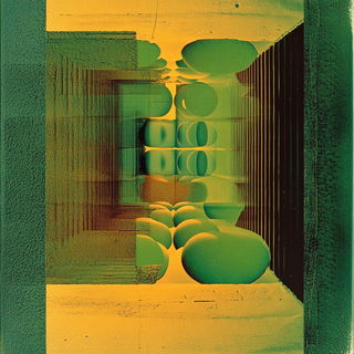 Illuminated Verdigris style, Midjourney V6.1: creative pattern composition