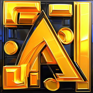 Flarequilt style, Midjourney V6.1: typographic composition with large letters