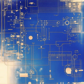 Sunbird Chromaflow style, Midjourney V6.1: technical infrastructure blueprint schematics