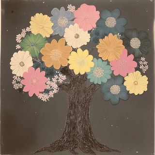 Chromabind style, Midjourney V6.1: traditional folk art