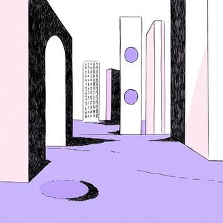 Cyanoptic Proscenium style, Midjourney V6.1: abstract 3D render
