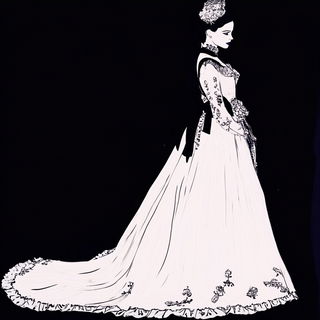 Cyanoptic Proscenium style, Midjourney V6.1: haute-couture fashion outfit