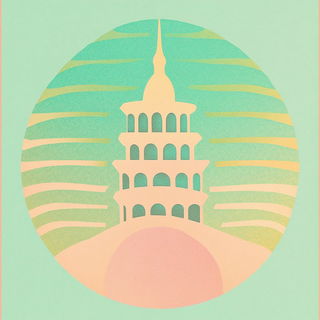Obsidian Sunfold style, Midjourney V6.1: bold minimalist logo design for Istanbul city municipal services