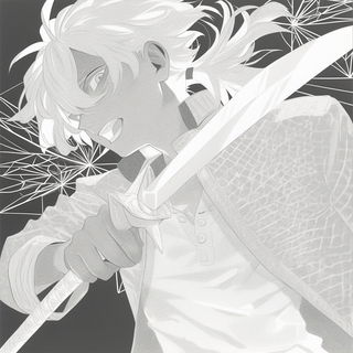 Obsidian Sunfold style, Midjourney V6.1: black-and-white manga comic strip