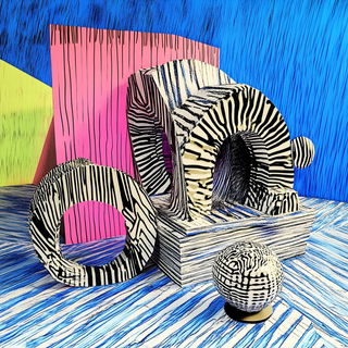 Dustmantle style, Midjourney V6.1: abstract 3D render