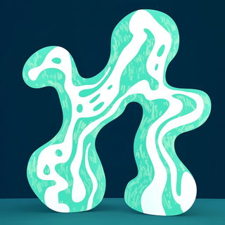 Fablejoin style, Midjourney V6.1: abstract 3D render