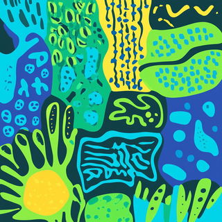 Fablejoin style, Midjourney V6.1: creative pattern composition