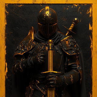 Gridrose style, Midjourney V6.1: concept art character design of retropunk steam knight