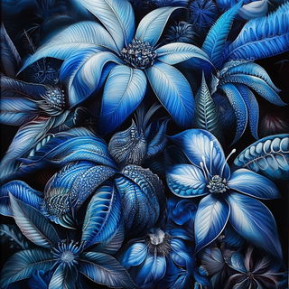 Undertow Halation style, Midjourney V6.1: creative pattern composition