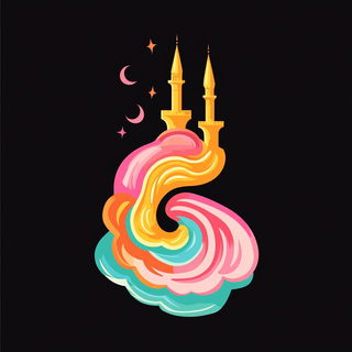 Mandalaornament style, Midjourney V6.1: bold minimalist logo design for Istanbul city municipal services