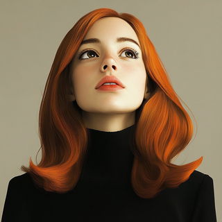 Folkloracery style, Midjourney V6.1: photographic portrait of female protagonist