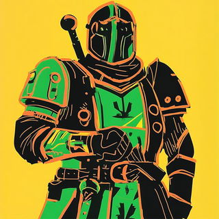 Cragonomics style, Midjourney V6.1: concept art character design of retropunk steam knight
