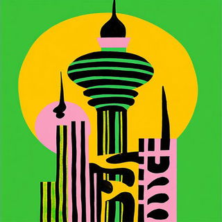 Cragonomics style, Midjourney V6.1: bold minimalist logo design for Istanbul city municipal services
