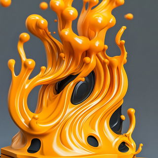 Groteskweather style, Midjourney V6.1: abstract 3D render