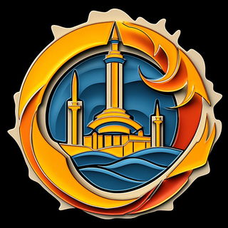 Groteskweather style, Midjourney V6.1: bold minimalist logo design for Istanbul city municipal services