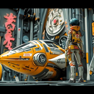 Groteskweather style, Midjourney V6.1: cinematic shot from sci-fi movie