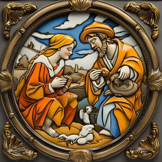 Groteskweather style, Midjourney V6.1: classical 18th-century oil painting