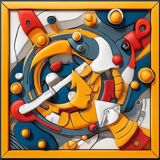 Groteskweather style, Midjourney V6.1: creative pattern composition