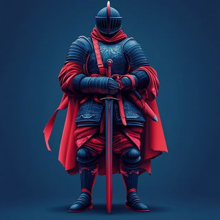 Rivercut Pageant style, Midjourney V6.1: concept art character design of retropunk steam knight