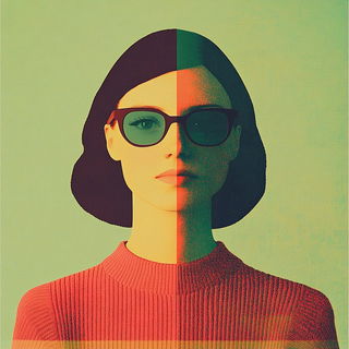 Volcanic Tessellacomic style, Midjourney V6.1: photographic portrait of female protagonist