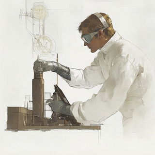 Redwing Passage style, Midjourney V6.1: editorial illustration for popular scientific magazine cover