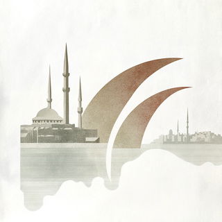Redwing Passage style, Midjourney V6.1: bold minimalist logo design for Istanbul city municipal services