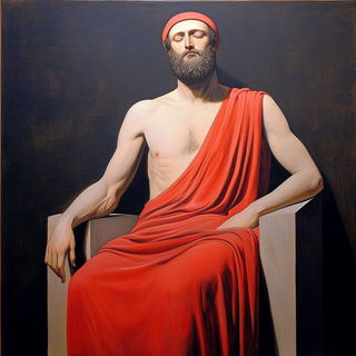 Terracefolk style, Midjourney V6.1: classical 18th-century oil painting