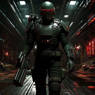 Crenellation Wash style, Midjourney V6.1: cinematic shot from sci-fi movie