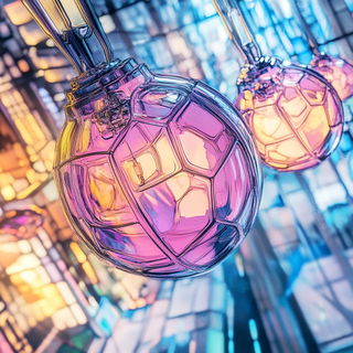 Redblue Ornamentalism style, Midjourney V6.1: abstract 3D render