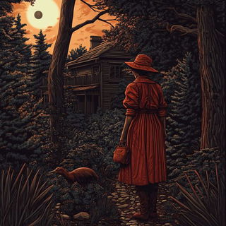 Floranthropia style, Midjourney V6.1: retro fairy-tale illustration