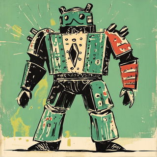 Butterfly Afterimage style, Midjourney V6.1: concept art character design of retropunk steam knight