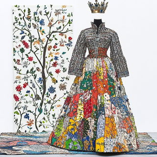 Smokeplate style, Midjourney V6.1: haute-couture fashion outfit