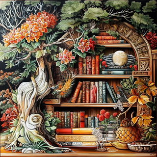 Fossil Petalism style, Midjourney V6.1: Midlibrary