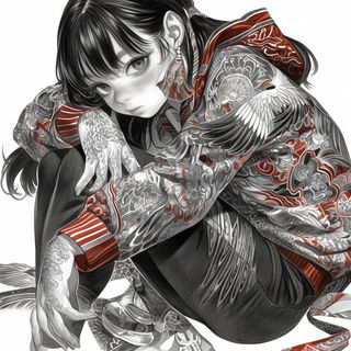 Fossil Petalism style, Midjourney V6.1: black-and-white manga comic strip