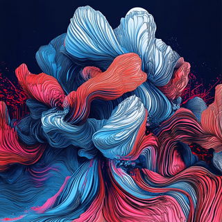 Chromabillboardism style, Midjourney V6.1: abstract 3D render
