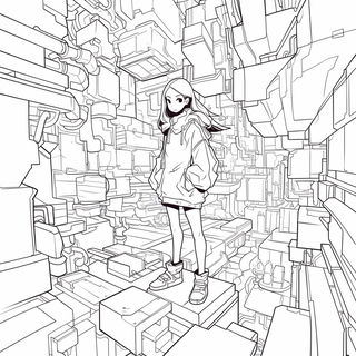 Squeegee Astralis style, Midjourney V6.1: black-and-white manga comic strip