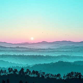 Squeegee Astralis style, Midjourney V6.1: realistic landscape photograph of quiet dawn