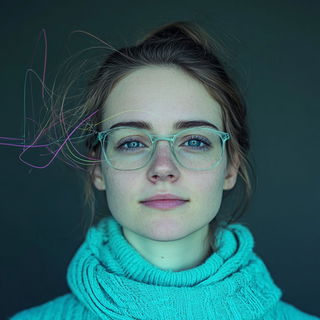Squeegee Astralis style, Midjourney V6.1: photographic portrait of female protagonist