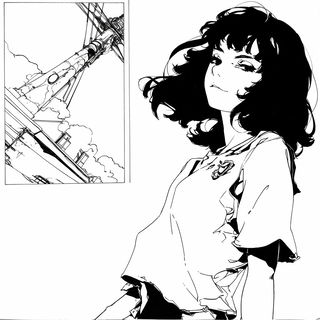 Pigmentropolis style, Midjourney V6.1: black-and-white manga comic strip