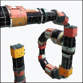 Tattlecloud style, Midjourney V6.1: abstract 3D render