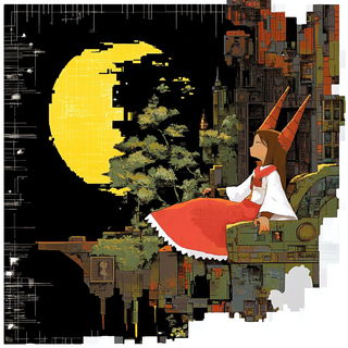 Tattlecloud style, Midjourney V6.1: retro fairy-tale illustration