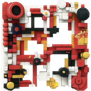 Tattlecloud style, Midjourney V6.1: creative pattern composition