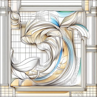 Parallax Brocade style, Midjourney V6.1: creative pattern composition