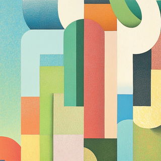 Stellavore style, Midjourney V6.1: typographic composition with large letters