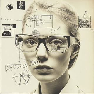 Celblazon style, Midjourney V6.1: editorial illustration for popular scientific magazine cover