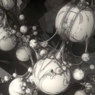 Mosaicourt style, Midjourney V6.1: abstract 3D render