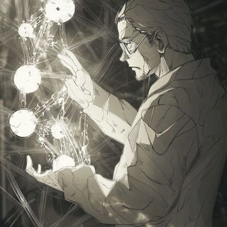Mosaicourt style, Midjourney V6.1: editorial illustration for popular scientific magazine cover
